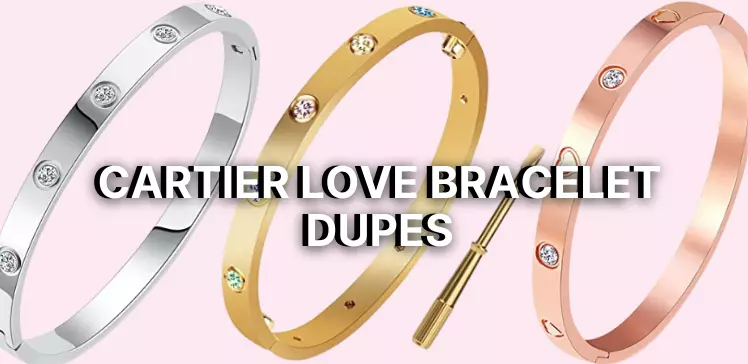5 best cartier love bracelet dupes (from $9)